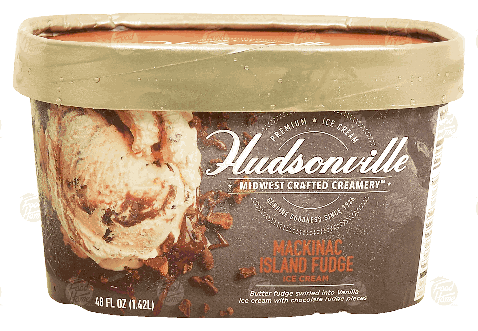 Hudsonville Midwest Crafted Creamery mackinac island fudge ice cream Full-Size Picture